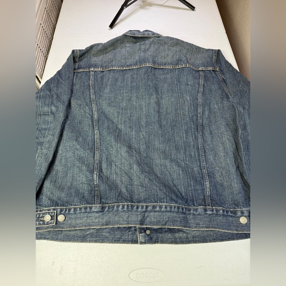 006 New Polo Ralph Lauren Blue Replen Collared Trucker Jacket damaged Sz 2XLT - Picture 2 of 11